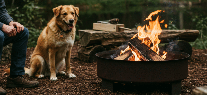 Safe BonfireCampfire Practices with Pets
