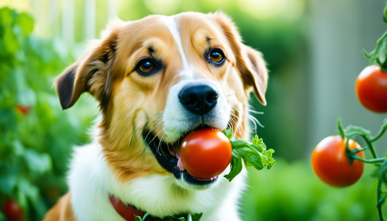 can dogs eat tomatoes