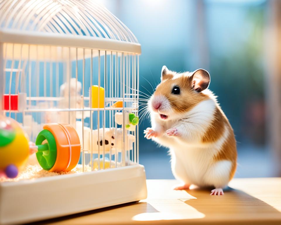 interaction with hamsters