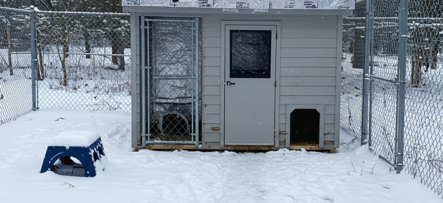 Winter Care for Outdoor Dog Runs and Kennels