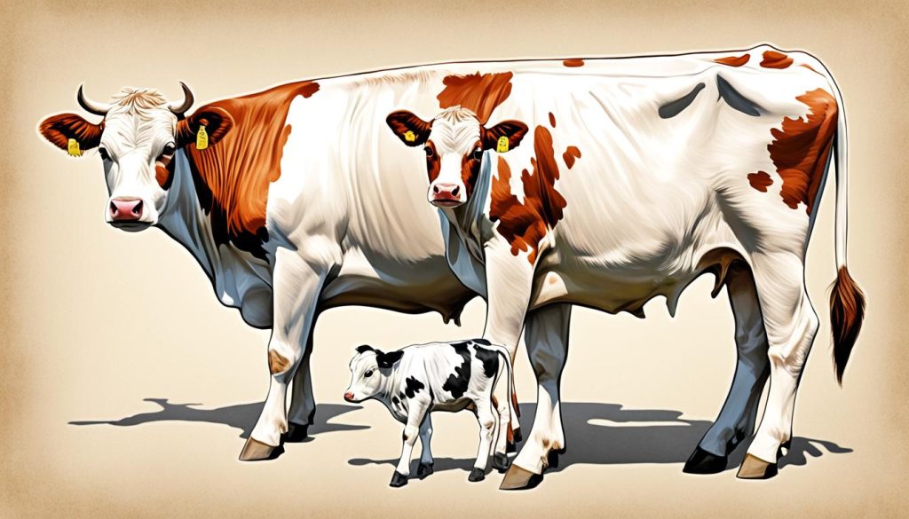 growth stages of a baby cow