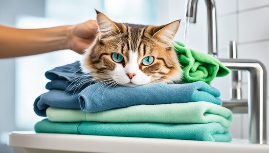 how to get cat pee smell out of clothes