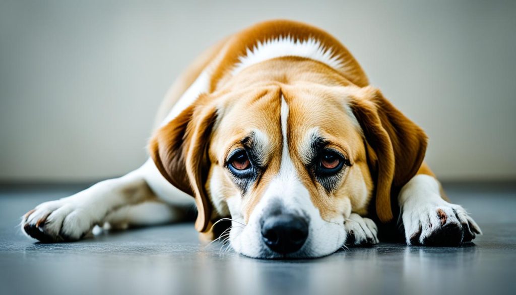 signs of severe complications in dog diarrhea