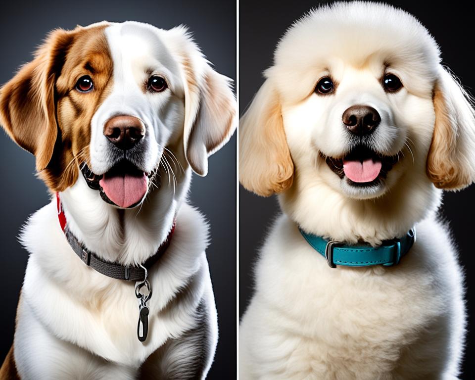 Dog breed hair growth variations