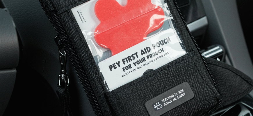 DIY Pet First Aid Pouch for Your Car