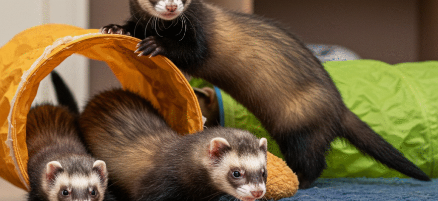 Ferrets Playful Escape Artists Needing Supervision