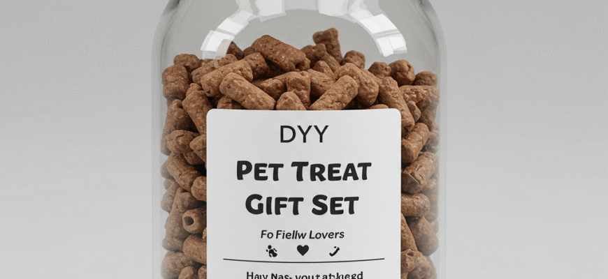 DIY Pet Treat Jar Gift Set for Fellow Pet Lovers