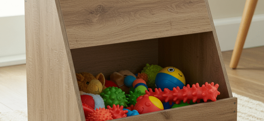DIY Pet Toy Bin with Easy Access Opening