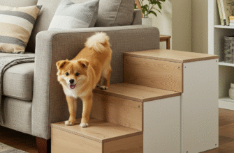 DIY Pet Stairs Using Storage Cubes