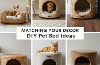 Matching Your Decor Stylish DIY Pet Bed Ideas