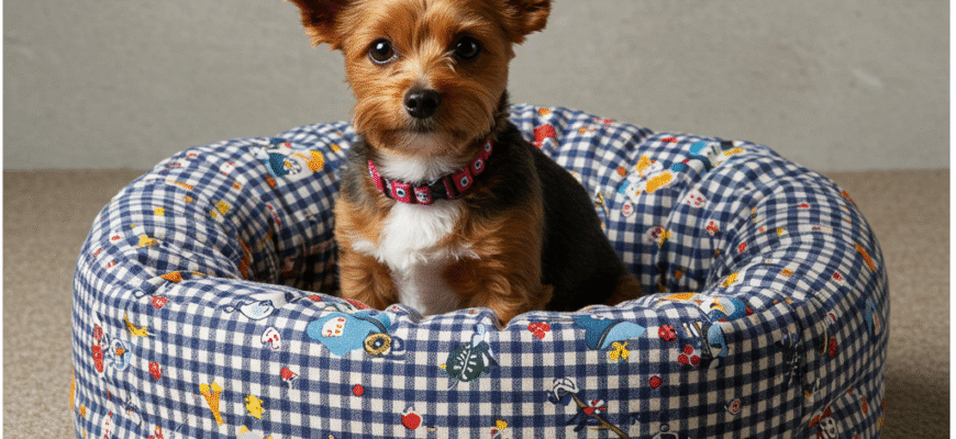 Patchwork Pet Bed Using Fabric Scraps Creatively